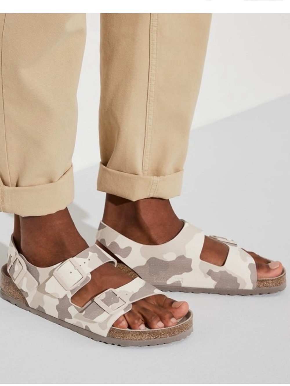Birkenstock Milano Sandal - Desert Soil Gray/Taupe 7.5